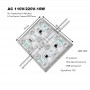 Modul LED AC 220V 10W, 12 LED-uri SMD3030, 1100 lm, 172°, IP68