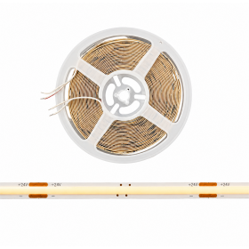 Banda LED COB 24V 10m, 4000K alb natural, 5mm ingusta, 7.5W/m