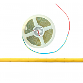 Banda LED COB 12V 5m, 400 LED/m, 5mm, alb neutru 4000K, 7W/m