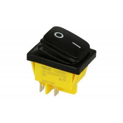 Intrerupator rocker ON-OFF 4 pini 250VAC 16A fara iluminare