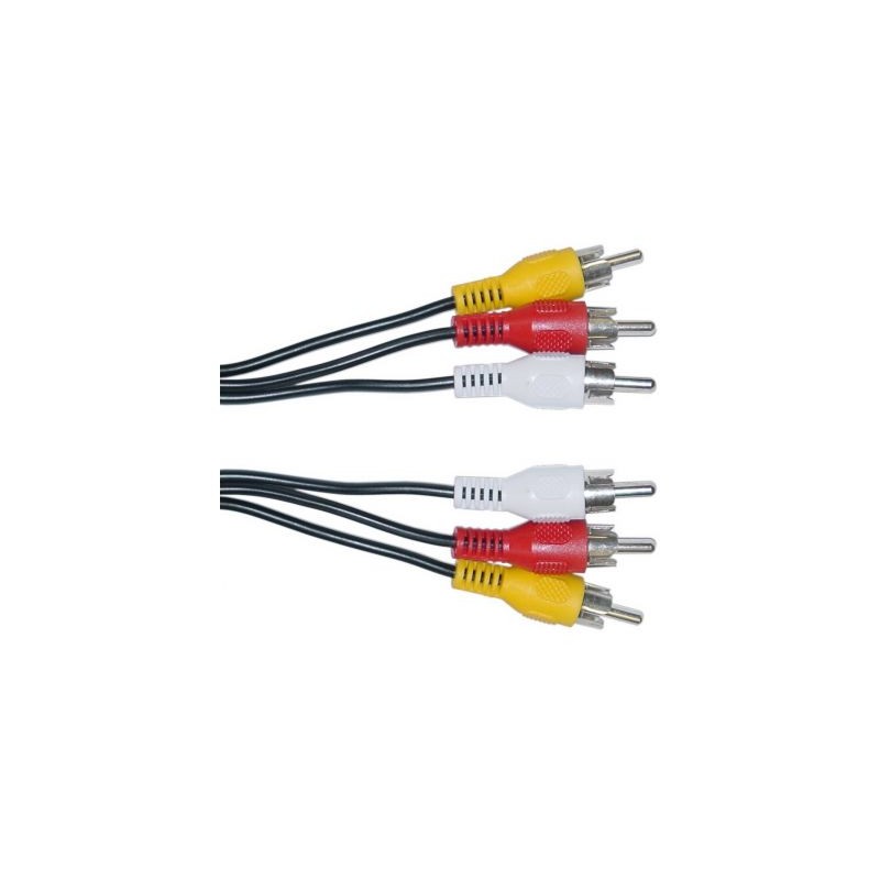 Cablu 3RCA - 3RCA, 1.5m