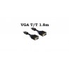 Cablu VGA Tata Tata 1.8m 15 pini, ecranat, cu bobina
