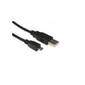 Cablu MicroUSB 1,5 m negru