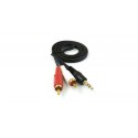 Cablu Audio Jack - 2RCA, 1.5m