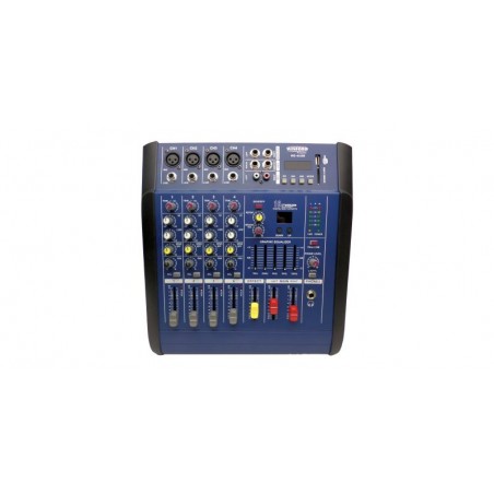 Mixer cu amplificator 4 canale MD4-USB, 2 x 120W