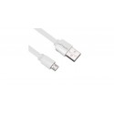 Cablu plat USB-microUSB 2.1A Konfulon S31 de 1.2m