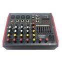 Mixer audio cu 6 canale activ USB/BT