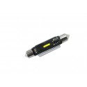 Bec auto C5W cu led 41mm sofit CANBUS cu radiator