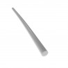 Bară silicon (rezervă plastic) alb natur, diametru 11 mm, L -
