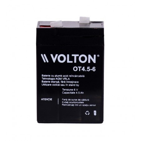 Acumulator plumb acid 6V 4.5Ah Volton