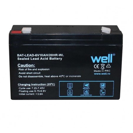 Acumulator plumb-acid 6V 10Ah Well