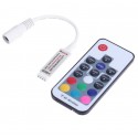 Controler banda LED RGB 5-24V, telecomanda RF 17 taste Controler banda LED RGB 5-24V, telecomanda RF 17 taste