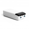 Acumulator extern 30000mAh QC 3.0 PD Konfulon P30Q alb