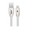 Cablu incarcare telefon USB Lightning 3.0A 1m Konfulon S54 alb