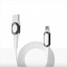 Cablu incarcare telefon USB micro 4A Konfulon DC24 alb