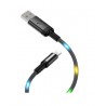 Cablu incarcare telefon USB Lightning 2A Konfulon DC10I negru