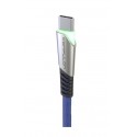 Cablu incarcare telefon USB Type C 5A Konfulon DC18 albastru