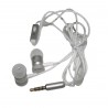 Casti audio cu fir pentru telefon Konfulon INA8 argintiu